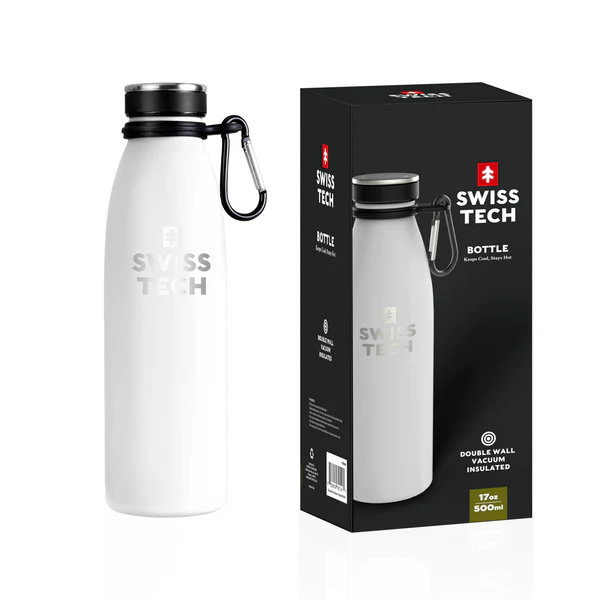 SwissTech Su Matarası 500ml - BEYAZ